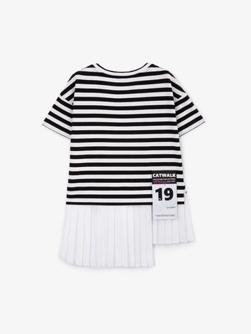 Рокля, базирана на комбинация от плетиво и текстил на Gulliver