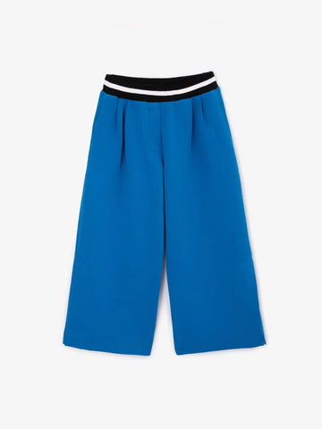 Плетени панталони с палацо силует и високи разрези по страничните шевове на Gulliver