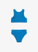 Разделен син бански за момиче на Gulliver