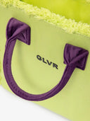 Ярка чанта от платно с ресни на Gulliver