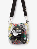 Прозрачна чанта с цветен принт на Gulliver