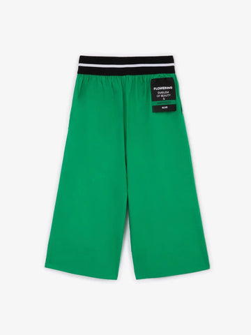 Тънки панталони от поплин с палацо силует на Gulliver