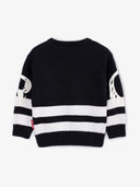 Плетен пуловер с контрастна отделка на Gulliver