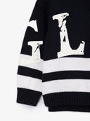 Плетен пуловер с контрастна отделка на Gulliver