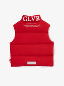 Стегнат елек, утеплен, червен за момче на Gulliver