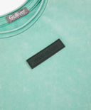 Зелена лаконична тениска с модерно оцветяване за момче Gulliver