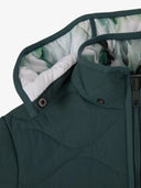 Стегнато яке с качулка в сиво за момче на Gulliver