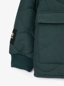 Стегнато яке с качулка в сиво за момче на Gulliver