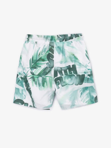 Плувни къси панталони с акварелен десен на Gulliver