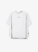 Тениска с отлетни детайли за МОМИЧЕ основен изглед