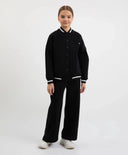 Трико панталони черни за МОМИЧЕ основен изглед