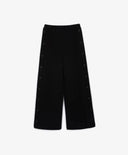 Трико панталони с копчета по страничните шевове, черни за момичета Gulliver