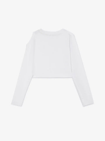 Оригинален кроп-топ с "капка", която разкрива рамо от Gulliver