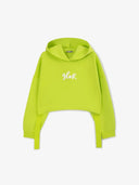 Скъсен суитшърт за МОМИЧЕ основен изглед