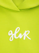 Скъсен суитшърт овърсайз със салатов цвят за момиче от Gulliver