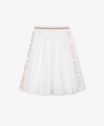 Пола на плисе с трикотажен колан от Gulliver