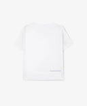 Тениска за момиче с флорален принт и декорация от пайети бяла Gulliver