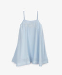 Детски сарафан в синьо от тънка полупрозрачна вискоза - Gulliver