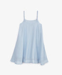 Детски сарафан в синьо от тънка полупрозрачна вискоза - Gulliver