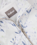 Яке за момиче от шушляк с флорален принт бяло Gulliver