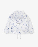 Яке за момиче от шушляк с флорален принт бяло Gulliver