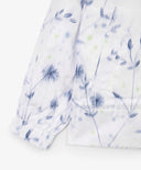 Яке за момиче от шушляк с флорален принт бяло Gulliver