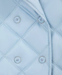 Детско капитонирано палто със сваляща се яка синьо Gulliver