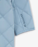 Детско капитонирано палто със сваляща се яка синьо Gulliver