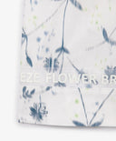 Гащеризон бял с флорален мотив от поплин Gulliver