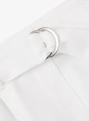 Шорти за момиче от текстил с карго джобове бели Gulliver