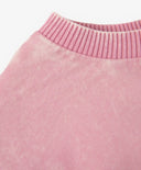 Детска рокля розова трикотажна с къс ръкав, имитираща комплект Gulliver