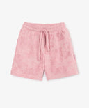 Шорти за момиче от хавлиен трикотаж розови Gulliver