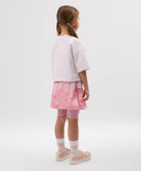 Детска пола с карго джобове розова Gulliver