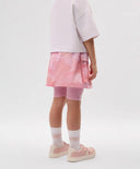 Детска пола с карго джобове розова Gulliver