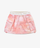 Детска пола с карго джобове розова Gulliver