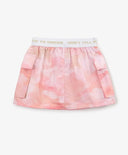 Детска пола с карго джобове розова Gulliver