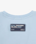 Тениска за момче с принт синя Gulliver