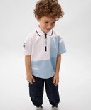 Поло с къс ръкав бяло за МОМЧЕ основен изглед