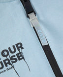 Разкопчаващ се суичър за момче с принт син Gulliver