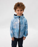 Яке с качулка за момче с принт син Gulliver