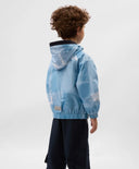 Яке с качулка за момче с принт син Gulliver