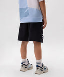 Шорти за момче с принт от пике тъмносини Gulliver