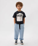 Джогър панталони син за МОМЧЕ основен изглед