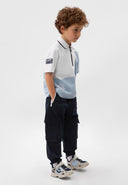 Сини панталони тип джогър от Gulliver