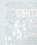 Тениска за момиче оверсайз с декорация от прозрачни пайети синя Gulliver