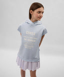 Детска трикотажна синя за МОМИЧЕ основен изглед