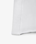 Детска бяла трикотажна пола със средна талия и рипсови вложки - Gulliver