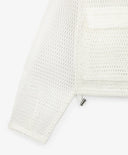 Жакет за момиче от мрежа кремав Gulliver