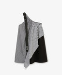 Детски текстилен сарафан с асиметрична кройка и едно открито рамо, комбиниран Gulliver