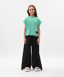 Панталони тип черни за МОМИЧЕ основен изглед